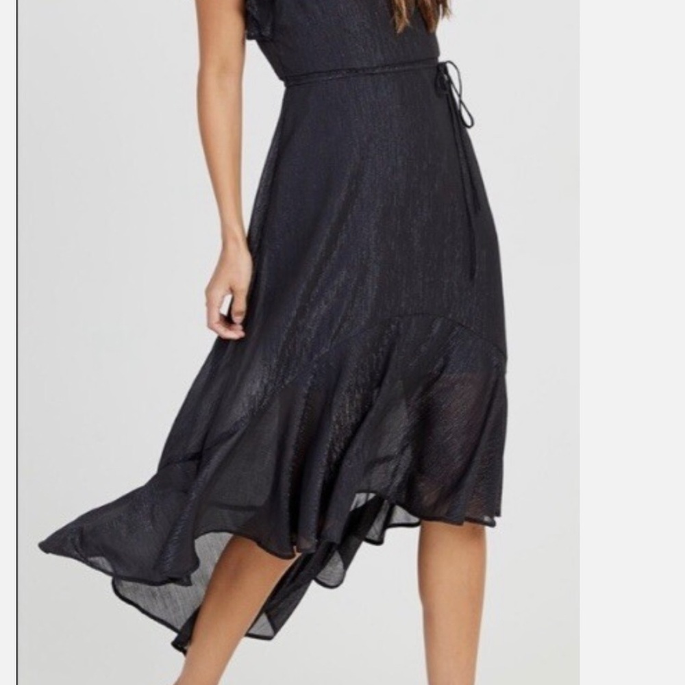 Elegant Black Midi Dress